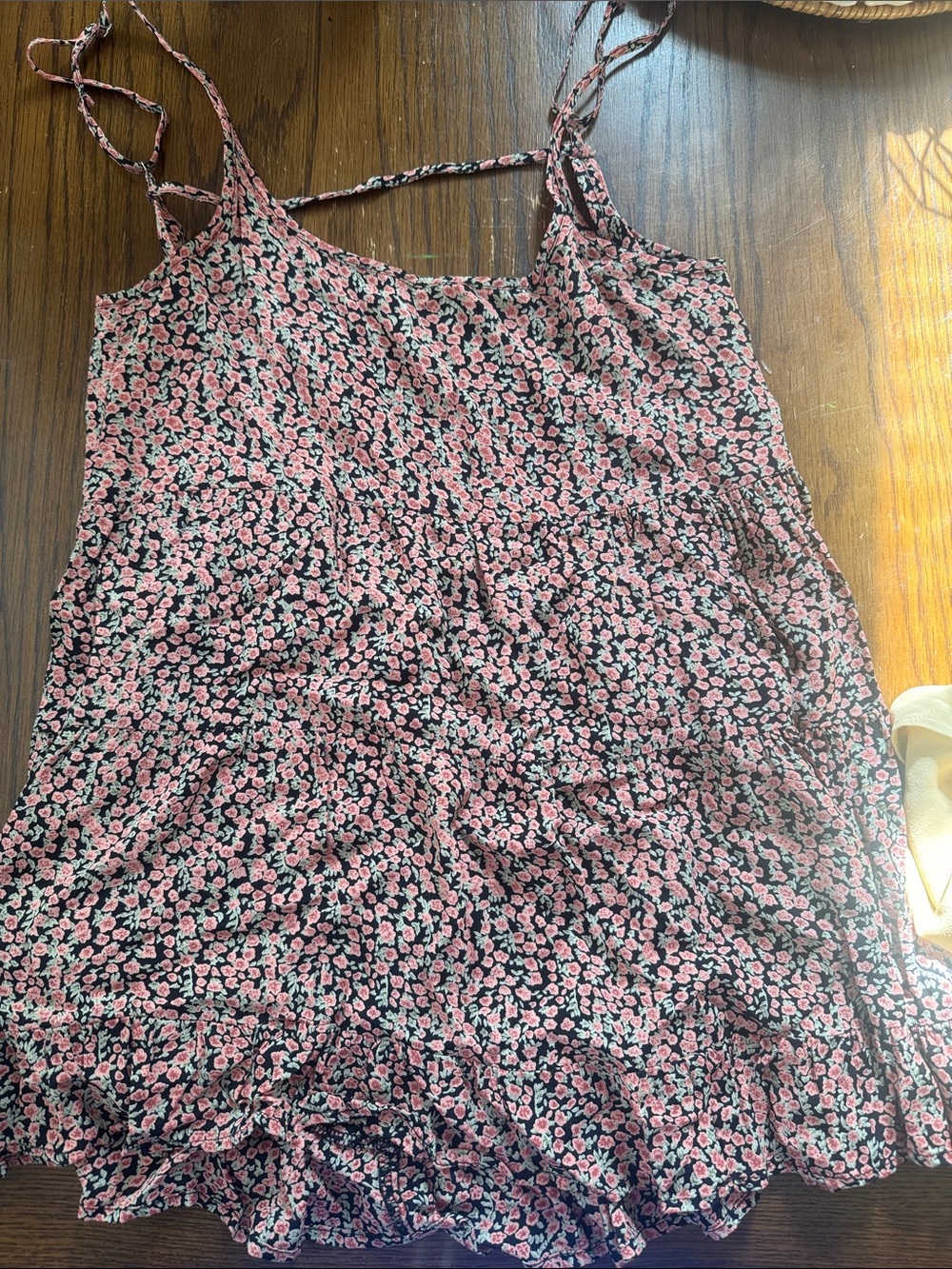 Brandy Melville Pink Floral Mini Dress